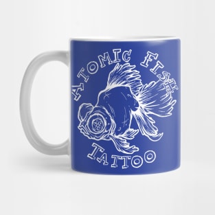 Atomic Fish Tattoo V2.0 White Mug